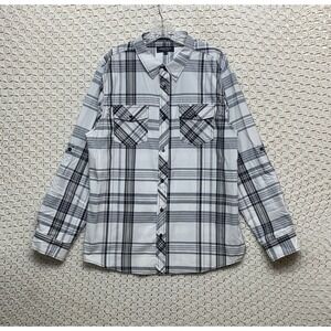 Eighty‎ Eight Platinum Shirt Men's XL Long Sleeve Plaid Western Shirt